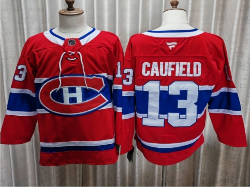 Montreal Canadiens #13 Cole Caufield Canada Style 1