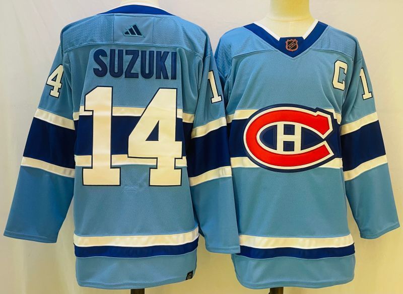 Montreal Canadiens #14 Nicholas Suzuki Style 2