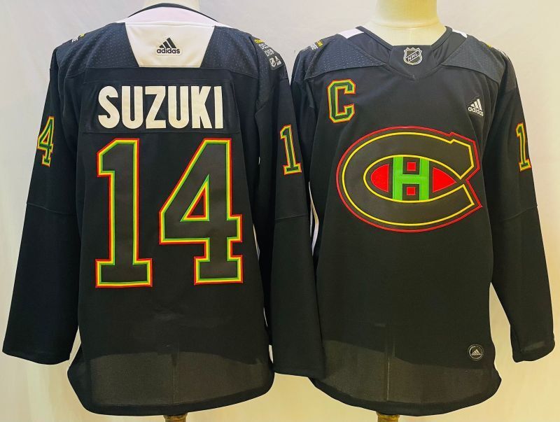 Montreal Canadiens #14 Nicholas Suzuki Style 3