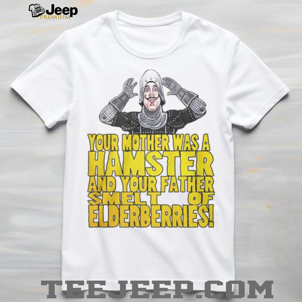 Monty Python French Knight Your Mother Was A Hamster Vintage Humor Gift Fans Shirt