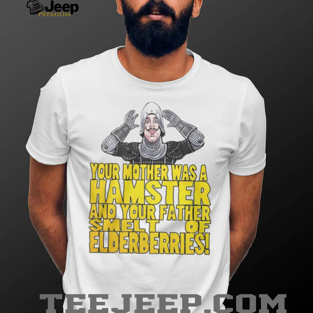 Monty Python French Knight Your Mother Was A Hamster Vintage Humor Gift Fans Shirt