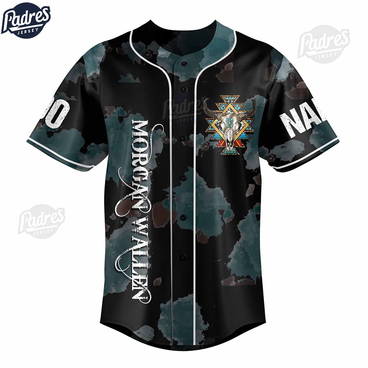 Morgan Wallen Should’ve Come With A Warning Custom Baseball Jersey Style - Padres Jersey Oasis: Elevate Your... (Image 2)
