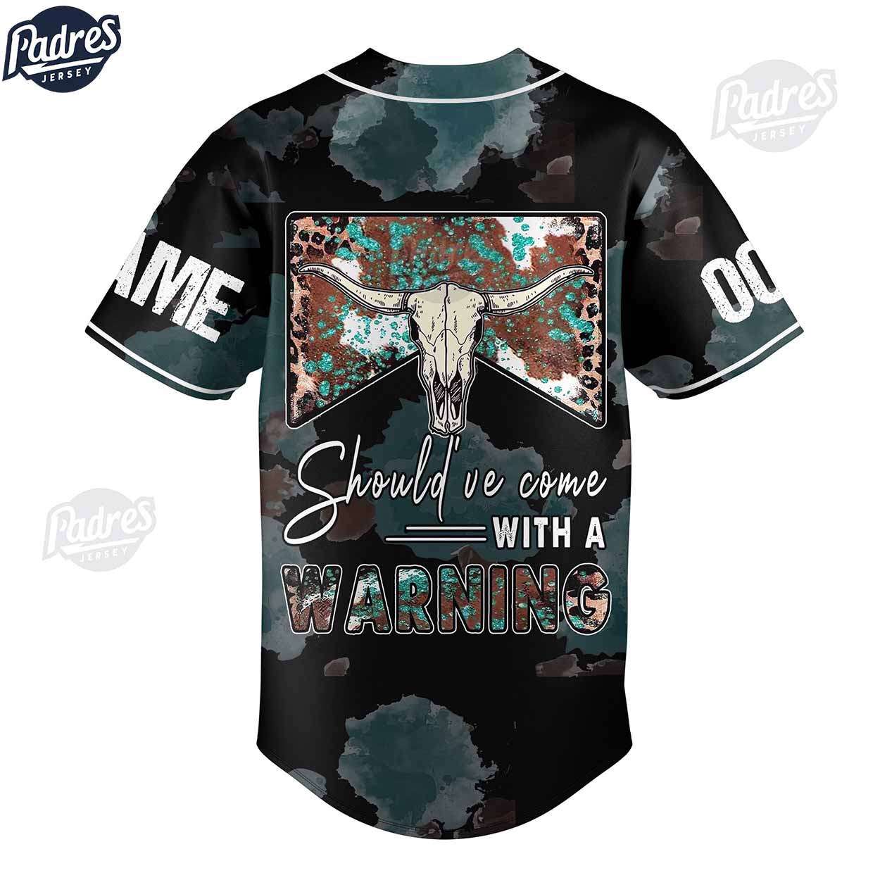 Morgan Wallen Should’ve Come With A Warning Custom Baseball Jersey Style - Padres Jersey Oasis: Elevate Your... (Image 3)