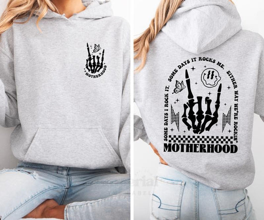 Motherhood Hoodie, Trendy Mom Life Apparel, Comfortable & Stylish Hoodie for Moms, Cute Graphic Sweatshirt for Mothers, Perfect Gift for Mom, Cozy & Fashionable Hoodie for Women, Empowering Mom Clothing, Mom Vibes Casual Fabric