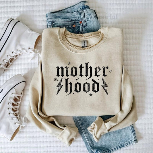 Motherhood Sweatshirt, Mom Life Sweatshirt, Funny Mom Pullover, Cute Motherhood Sweatshirt, Trendy Mom Apparel, Comfortable Sweatshirt for Moms, Gift for Mom, Cozy Casual Wear, Inspirational Mom Shirt, Unisex Sweatshirt, Stylish Mom Clothing