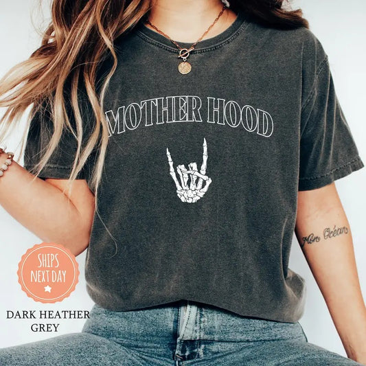 Motherhood T-shirt - Motherhood Shirt - Gift For Mom - Mom Tee - Mom Shirt - Comfort Colors - Rock N Roll Shirt - Mother's Day Gift TK62GN