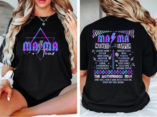 Motherhood T shirt, Some Days I Rock It Shirt, Retro Mama Rock Tour Shirt, Mother's Day Funny  T-shirt, sweater and Hoodie Cotton