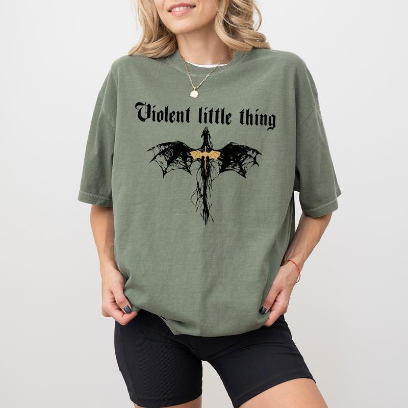 Motivation Little Thing Comfort Colors Shirt, Bookish Unisex Tee, Dragon Rider T-shirt, Fantasy Reader Clothing, Gifts For Book Lovers