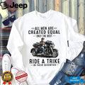 Motor Trike Rider Motorcycle Cruiser Retro Style Seventies Men Biker Shirt