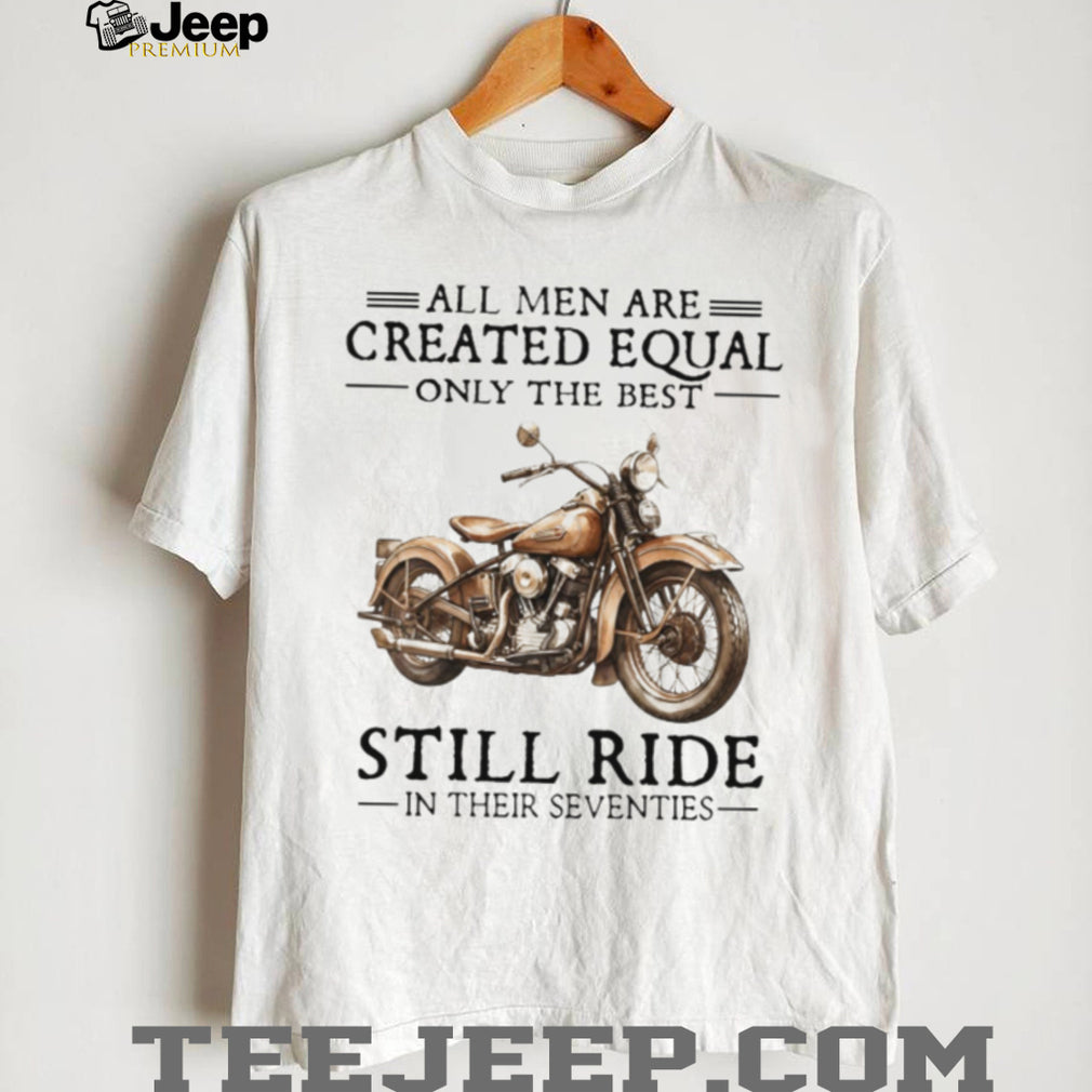 Motorcycle Biker Men Seventies Birthday Gift Vintage Chopper Motorbike Enthusiast Shirt