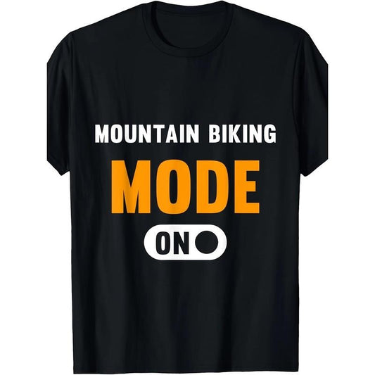 Mountain bike mode on funny T-shirt Made in USA