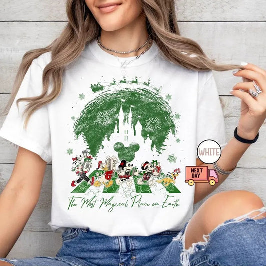 Mouse Christmas Sweatshirt Tshirt, Very Merry Christmas Party Shirt, Holiday Shirt