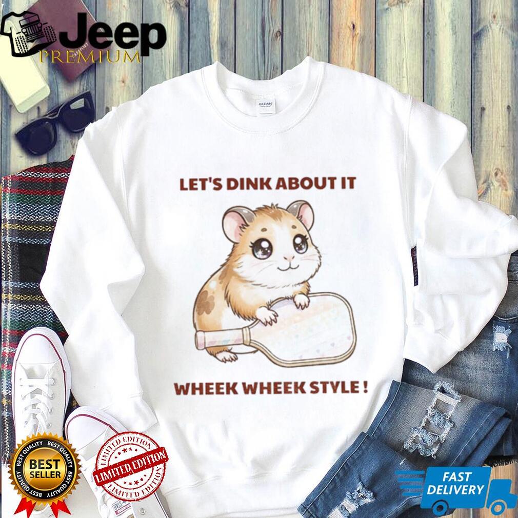 Mouse Let’s Dink About It Wheek Wheek Style Pickleball T Shirt