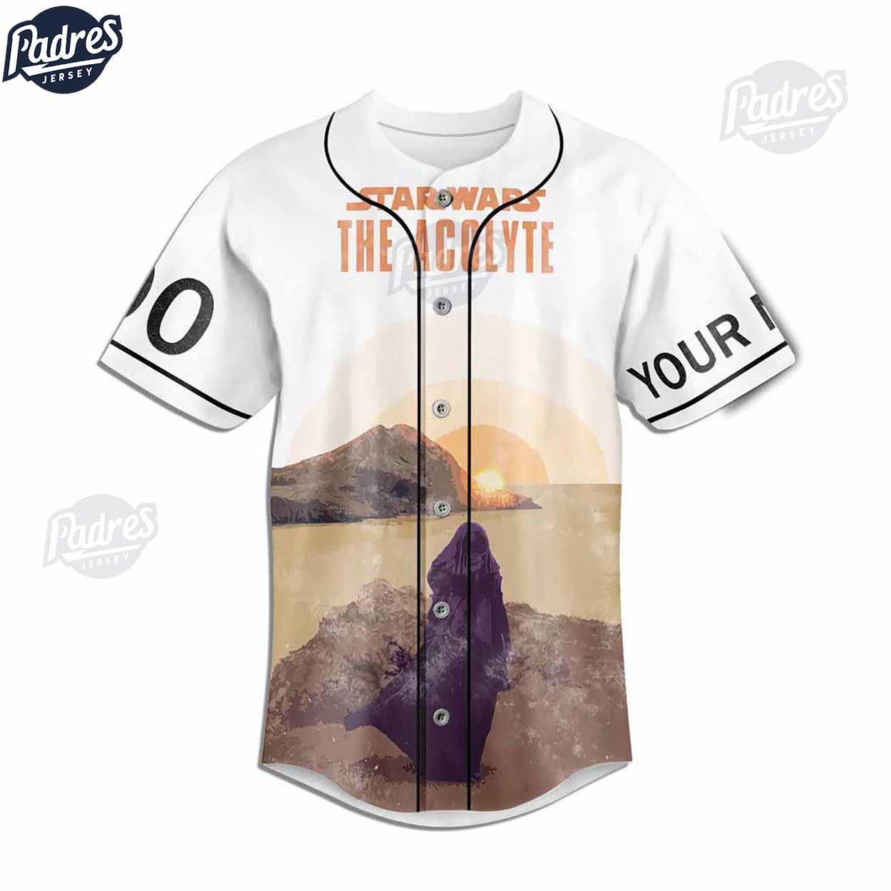 Movie Star Wars The Acolyte Custom Baseball Jersey Style - Padres Jersey Oasis: Elevate Your Baseball Style Game