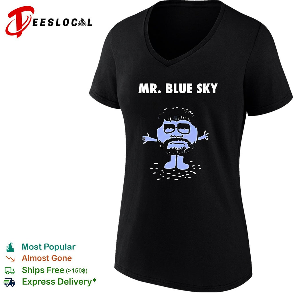 Mr Blue Sky cartoon guy shirt