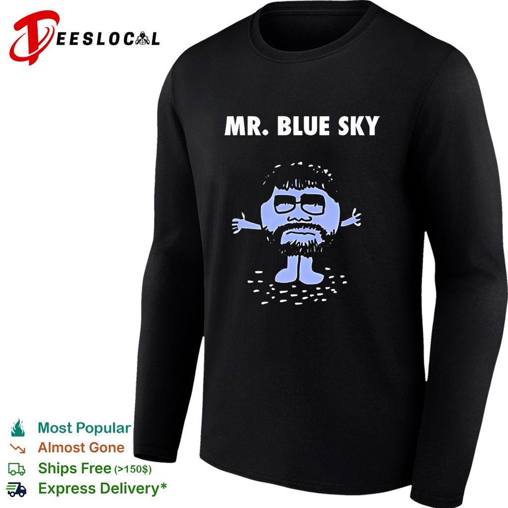 Mr Blue Sky cartoon guy shirt