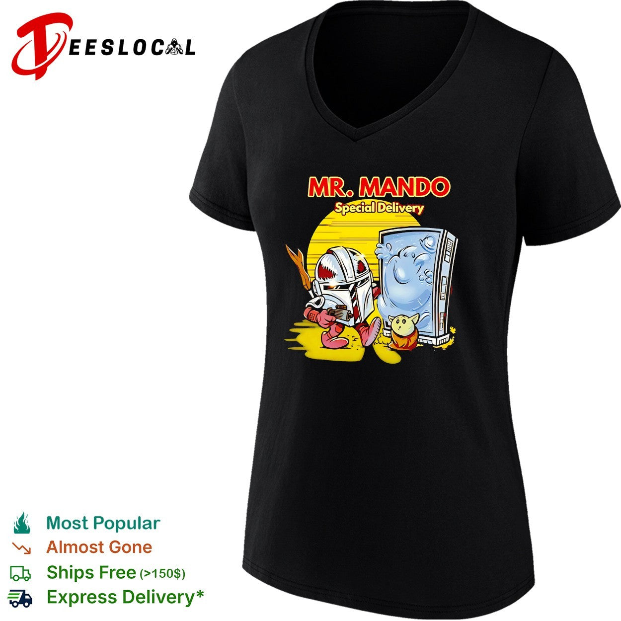 Mr Mando special delivery Mandalorian shirt