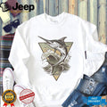 Majestic Blue Marlin Swordfish Ocean Wave Graphic T shirt