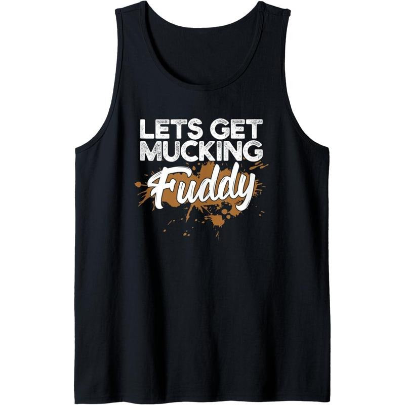 Mud Run Gear | Funny 5k Marathon Running Apparel | Mud Team Tank Top MADE IN USA