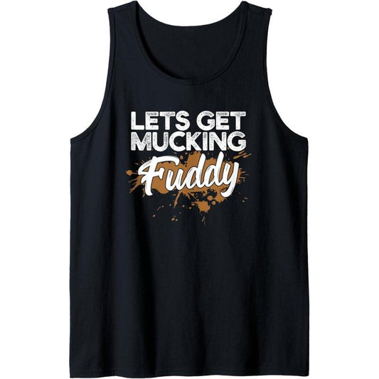 Mud Run Gear | Funny 5k Marathon Running Apparel | Mud Team Tank Top MADE IN USA