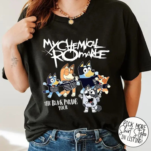Muffin My Chemical Romance Sweatshirt, My Chemical Romance Muffin T-Shirt, Bluey Dog Muffin Sweater, Muffin Bluey...