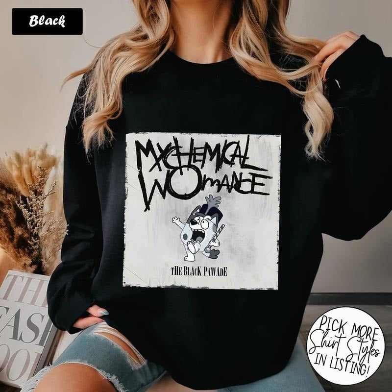 Muffin My Chemical Romance Sweatshirt, My Chemical Womance Muffin T-Shirt, Dog Muffin Sweater, Muffin Crewneck Sweatshirt, Muffin Tee, Muffin Metal Emotions Shirt