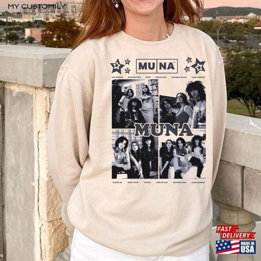 Muna Band Tour 2023 Crewneck, Life T-Shirt for Fans