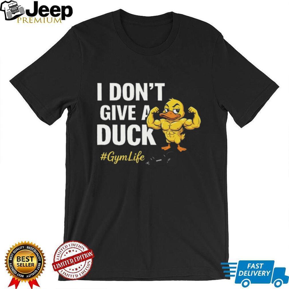 Muscle Duck “I Don’t Give A Duck” #GymLife Funny Fitness T Shirt