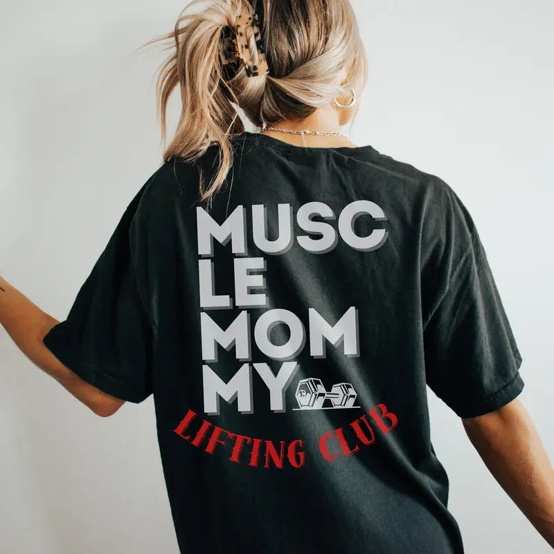 Muscle Mommy Lifting Club Funny Gym Pump Cover Gift Best Girlfriend Wife Gift For Weightlifting Bodybuilding Gym Lover Gift For Summer