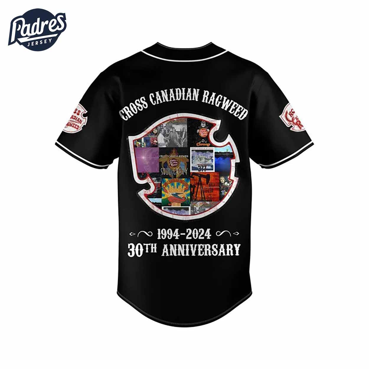 Music Cross Canadian Ragweed Baseball Jersey 1994-2024 30th Anniversary - Padres Jersey Oasis: Elevate Your Baseball Style Game