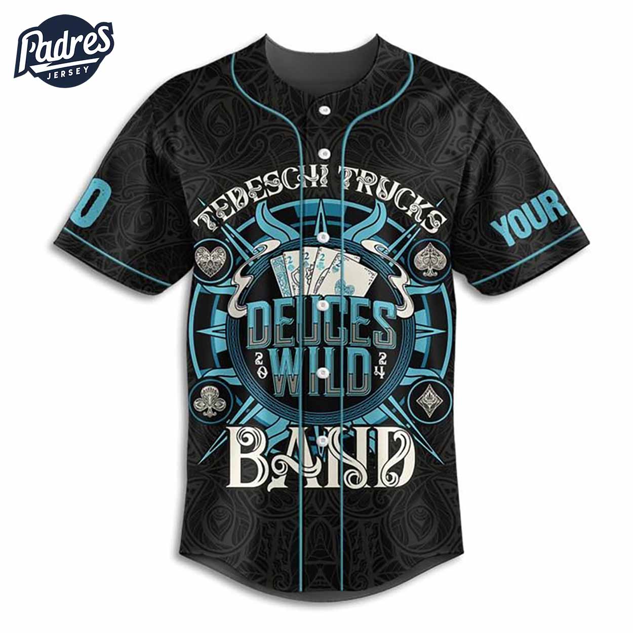 Music Tedeschi Trucks Band Custom Baseball Jersey - Padres Jersey Oasis: Elevate Your Baseball Style Game... (Image 2)