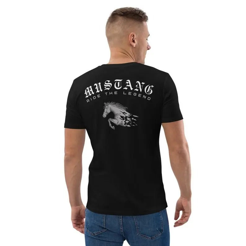 Mustang Shirt, Car Lover Shirt, Car Guy Mustang Print Back print Gothic Print