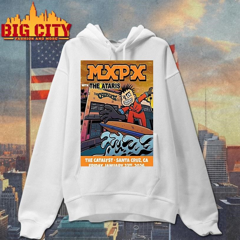 Mxpx The Catalyst Santa Cruz Ca January 23 2026 Shirt