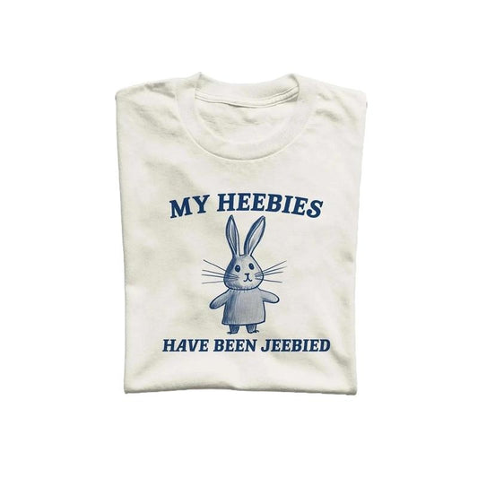 My Heebies Have Been Jeebied Unisex T Shirt, Vintage Drawing Tee, Weird T-Shirt, Graphic Tee