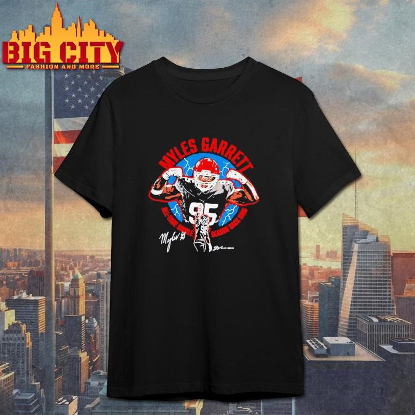 Myles Garrett Cleveland Browns All-Time Sack King 2026 Shirt