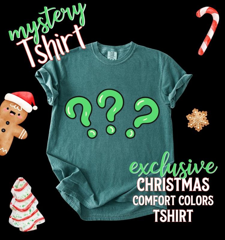 Mystery Christmas Comfort Colors, Trendy Women's Tshirt Hoodie, Sweatshirt | WearSparks.com