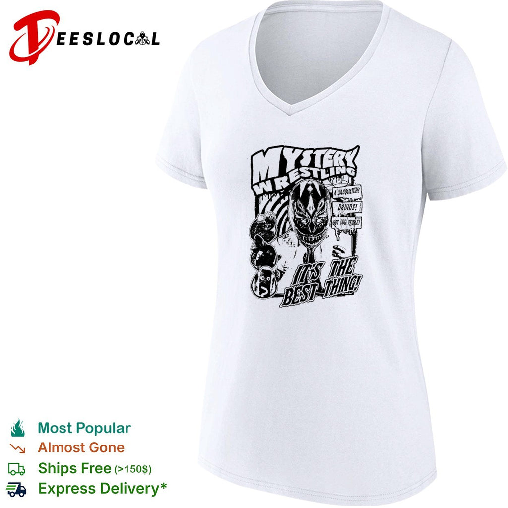 Mystery Wrestling A Sasquatch Druids Hot Dog People it is the best thing shirt