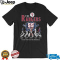 Texas Rangers 55th Season Anniversary Abbey Road Baseball T Shirt
