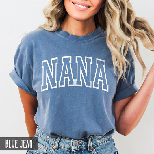 NANA Shirt, Vintage retro Nana Cotton Top