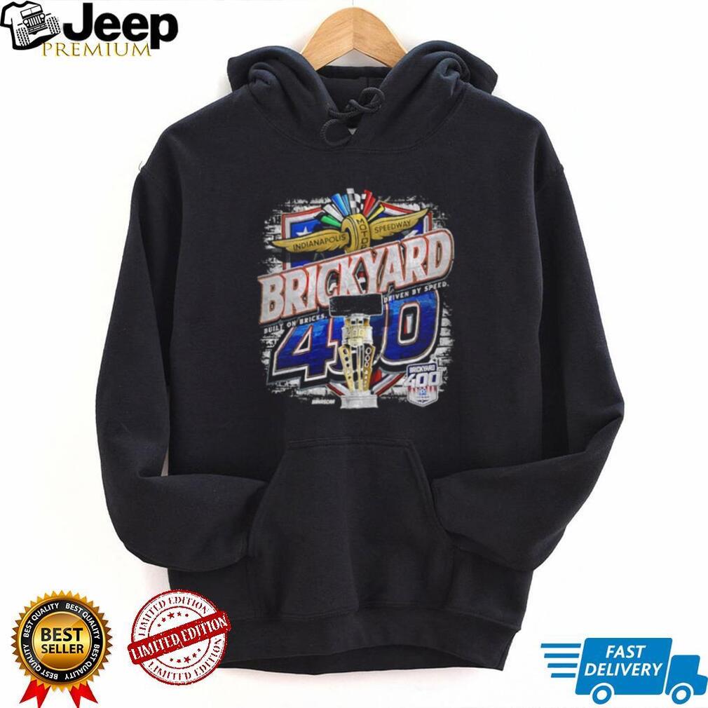 NASCAR Brickyard 400 Built On Bricks Driven By Speed shirt