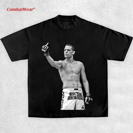 NATE DIAZ V2 TEE, 2025 Boxing T-shirt, Fighter Tee, Sports Shirt, Vintage Boxing Tee, Graphic Boxing Champ T-Shirt, Boxing Fan Gift