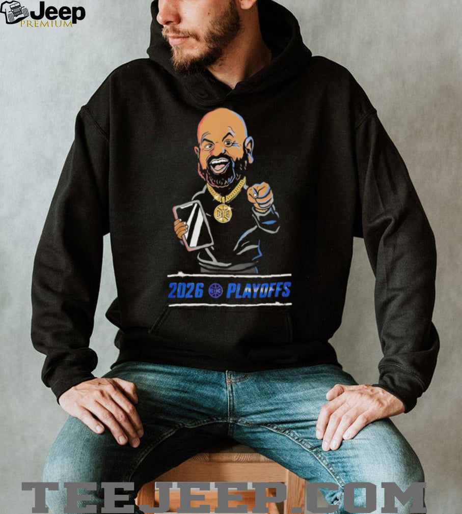 NBA Playoffs 2026 Cartoon CoachFan Celebration T Shirt