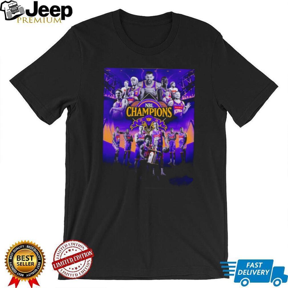 NBL Champions 2025 26 Sydney Kings Basketball Team Poster Graphic T Shirt