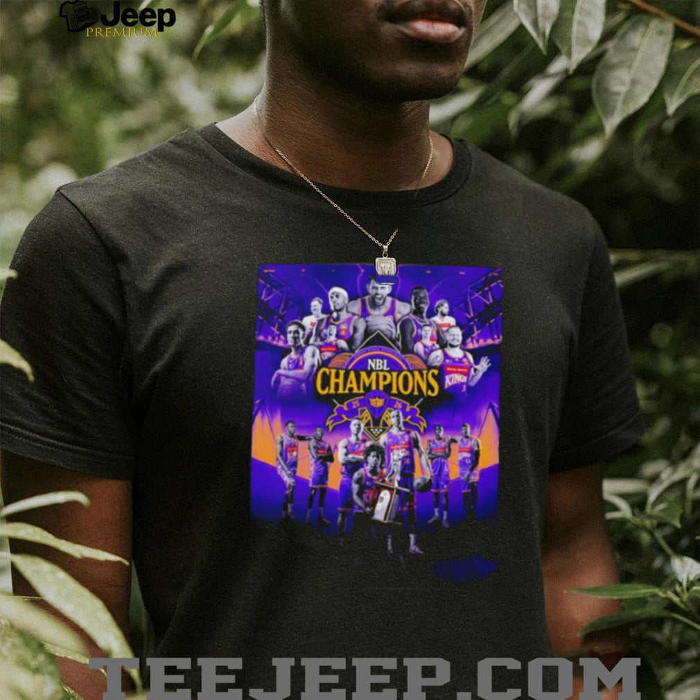 NBL Champions 2025 26 Sydney Kings Basketball Team Poster Graphic T Shirt