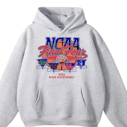 NCAA 2025 Basketball Final Four Hoodie, Retro Basketball Team Tournament Shirt, Gift Shirt For Men, Women