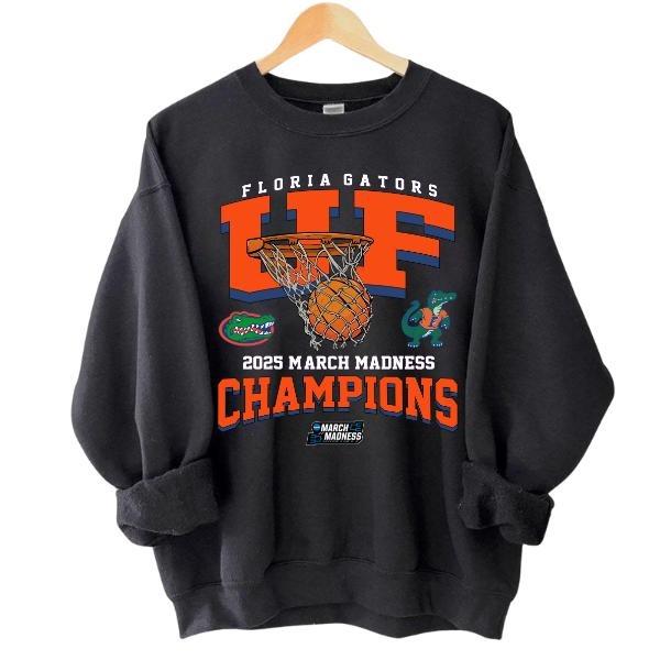 NCAA Champions 2025 Florida Gators T-shirt & Sweatshirt, March Madness champions 2025 Florida, Florida Gators Basketball...