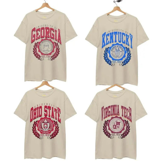 NCAA College All Team Football Sport T-Shirt, Game Day T-Shirt, Michigan Football, Alabama Football, Georgia Football, Florida Football, Gifts For Fan Sport, Graphic Shirt Gift For Women and Man men's  sweatshirts