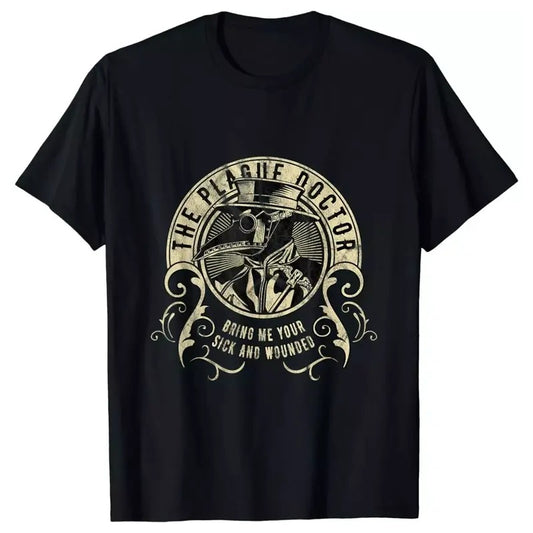 NEW LIMITED The Plague Doctor Bring Me Your Sick & Wounded T-Shirt - MADE IN USA Menswear Top