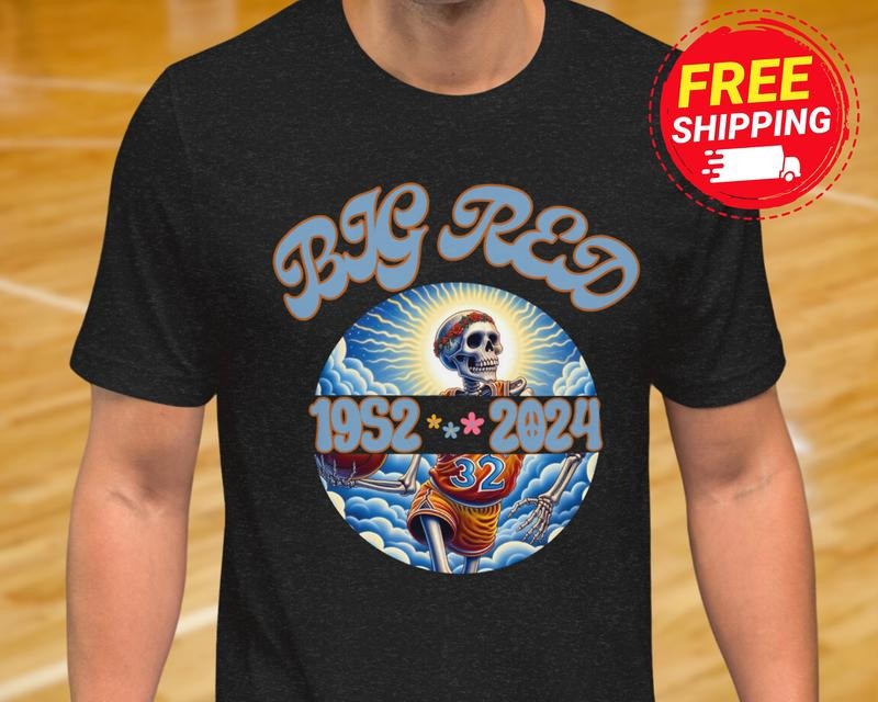 NEW RIP Walton Shirt For Bill Walton Fan Walton Tribute Shirt Basketball Fan Mens Hippie Clothes Big Red Tribute Shirt