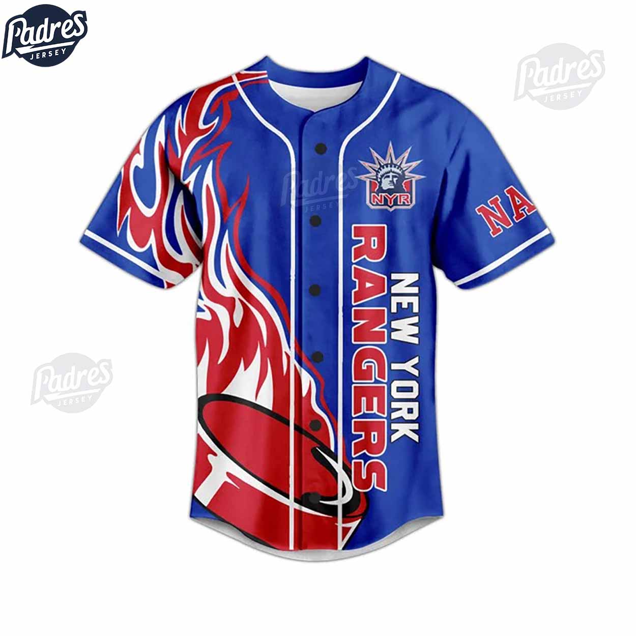 NHL New York Rangers Baseball Jersey Style - Padres Jersey Oasis: Elevate Your Baseball Style Game